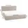 FEDVE Polsterbett Doppelbett Riberia Slim Bett mit Bettkasten 160x200 - Braun