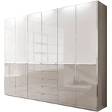 Wiemann Kleiderschrank Shanghai 2 300 x 236 cm Glas Weiß