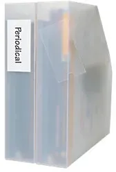 Djois Etikettentasche 17449 Polypropylen 4,6 x 0,3 x 7,5 cm Transparent 6 Stück