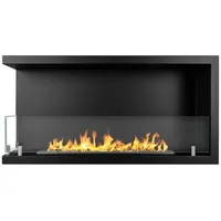 Divina Fire Eingebauter Bioethanol-Eckkamin 90x45 SUTRI 90 SX