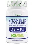 Vit4ever Vitamin D3 10.000 I.E. + Vitamin K2 200 mcg, 180 Tabletten