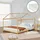 [en.casa] Kinderbett Vindafjord 140 x 200 cm Bambus naturbelassen beige