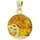 Ostsee-Schmuck Windflüchter Gelbgold 333