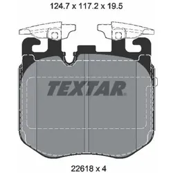 TEXTAR Bremsbelagsatz, Scheibenbremse links rechts  für BMW 6889585 6888460 6874432 2261801