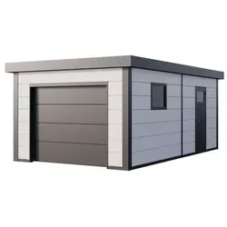 Telluria Garage, BxT: 358 x 628  cm (Außenmaße) - weiss