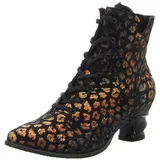 SIMEN Schnürstiefeletten für Damen, schwarz, Größe 37 EU