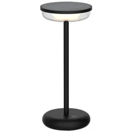 enovalite LED Tischleuchte Akku Solar u. Netzbetrieb, dimmbar, 2700K