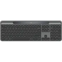 Logitech Slim Solar+ K980 Tastatur Universal RF Wireless + Bluetooth QWERTY UK International Graphit
