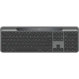 Logitech Slim Solar+ K980 Tastatur Universal RF Wireless + Bluetooth QWERTY UK International Graphit