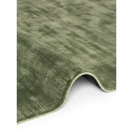 vikosa Noemi grün, B:160cm H:10mm L:230cm, Viskose, Teppiche, Teppich, Dezenter Glanz, Weich, Seidenoptik, Viskose, Wohnzimmer, Schlafzimmer