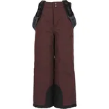 ZigZag Skihose "PROVO W-PRO", Mädchen, Gr. 92, EURO-Größen, braun (dunkelbraun), 100% Polyester, unifarben, lang, Hosen Skihose, mit 10.000 mm Wassersäule