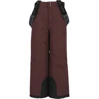 ZigZag Skihose "PROVO W-PRO", Mädchen, Gr. 92, EURO-Größen, braun (dunkelbraun), 100% Polyester, unifarben, lang, Hosen Skihose, mit 10.000 mm Wassersäule