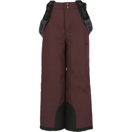 ZigZag Skihose "PROVO W-PRO", Mädchen, Gr. 92, EURO-Größen, braun (dunkelbraun), 100% Polyester, unifarben, lang, Hosen Skihose, mit 10.000 mm Wassersäule