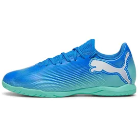 Puma Future 7 Play IT hyperlink blue/mint/puma white 44