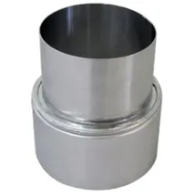 Bertrams Alu Reduzierung 14RS130-100 Ø 130 x 100 mm, weit/eng