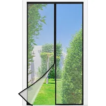 luxuskollektion Fliegengitter Balkontür 95 x 220 cm Schwarz