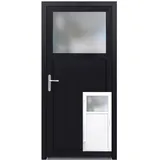 PANTO K 504 links 88 x 198 cm anthrazit/weiß