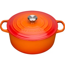 Le Creuset Signature Bräter 28 cm rund ofenrot