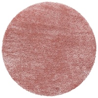 Teppich Hochflor Teppich Baquoa Rosa, Teppich Boss, rund, Höhe: 50 mm rosa Ø 80 cm x 50 mm