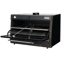 Profi BBQ Holzkohlegrill BLACK bis 120 kg Fleisch/h