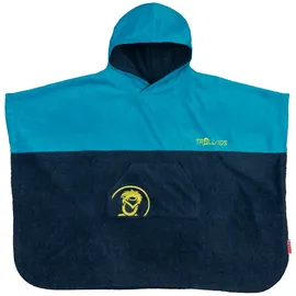 TROLLKIDS Poncho Kvalvika Blau 128
