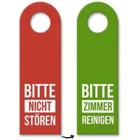 Trendaffe Bitte nicht stören oder Zimmer reinigen Türhänger in