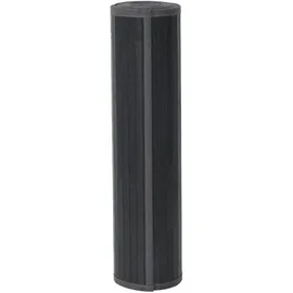 vidaXL Teppich, Rechteckig Grau 70x1000 cm Bambus