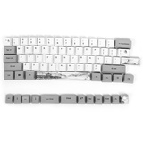 73PCs PBT Sublimation Keycaps,Universelle Mechanische Tastatur Keycap,Fünfgesichtig Gefärbt 6064 Ink-Pattern DIY Mechanische/Optische Tastenkappen,PC-Teile Universal für Mechanische Tastatur