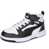 Puma Rebound V6 MID AC+ PS Sneaker, White Black-Shadow Gray, 29 EU