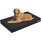 BingoPaw Orthopädisches Hundekissen große Hunde: waschbares Hundebett Grosse Hunde mit 2 in 1 abnehmbar Bezug, wasserdichte Hundematten Hundematratze für XL Hundebox 105x70x10cm, Grau