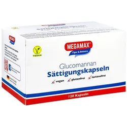 Megamax Sättigungskapseln Glucomannan