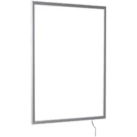 Update displays LED-Leuchtrahmen Economy silber DIN A1, 1 St.