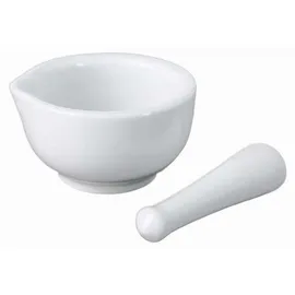 Hti-Living Mörser Keramik Ø 8 cm weiß