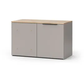 Vicco Eckkommode Wido 80 x 50 cm Greige / Grau