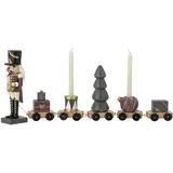 Bloomingville Vadim Weihnachtszug, Nussknacker-Dekoration, 45 cm,