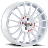 OZ Superturismo WRC 7,0 x 16 4 x 108 ET25 Weiß/Rot