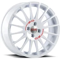 OZ Superturismo WRC 7,0 x 16 4 x 108 ET25 Weiß/Rot