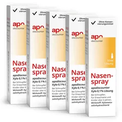 Xylometazolin 0,1 % Nasenspray o.K. von apodiscounter