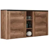 Home Affaire Sideboard »Larona, zeitlose Kommode mit 2 Türen, Türkommode, Breite 155 cm,«, Höhe 84 cm, viel Stauraum, Anrichte mit dekorativer Rahmenoptik,