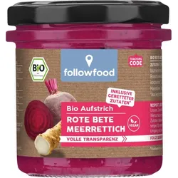 followfood Rote-Bete & Meerrettich Aufstrich bio