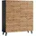 Home Affaire Phuket 120 x 128 x 39 cm schwarz