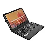 MQ21 für Galaxy Tab A7 10.4 - Bluetooth Tastatur Tasche mit Multifunktions-Touchpad für Samsung Galaxy Tab A7 10.4'' | Tastatur Hülle für Galaxy Tab A7 LTE SM-T505 WiFi T500 | Tastatur Deutsch QWERTZ