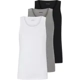 Unterhemd Tank Top 3P CO Packung 3 St mit Rippbündchen BOSS Assorted Pre-Pack999