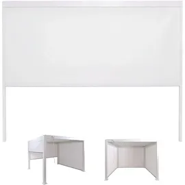 Proregal Seitenwand für Pergola 3x3 m 2,75 x 2,17 m Weiß