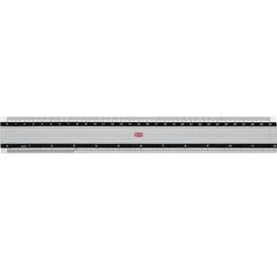 Möbius   Ruppert M+R 1830, Schreibtisch-Lineal, Aluminium, Aluminium, cm, Zoll,