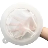 21 cm großes, 200-maschiges Nylon-Filter, feinmaschiges Kaffeesieb, Sedimentsieb zum Abseihen von Milch, Teemilch, Kräuterflüssigkeit