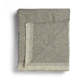 Røros Tweed - Una Wolldecke 200 x 150 cm, grau