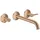 Hansgrohe One 3-Loch Waschtischarmatur Brushed Red Gold