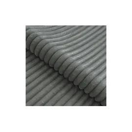 S-Style Eckcouch Cord 2-Sitzer Grau