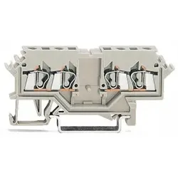 Wago 280-989 Doppeldurchgangsklemme, 2, 5 mm2, für Anwendungen Ex e II geeignet, lichtgrau 280989 - 100 Stück